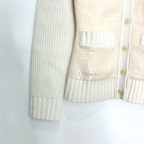 A.L.C. Merino Wool sequin cardigan - Picture 7 of 7